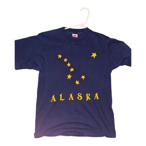 VINTAGE 90’s Alaska State & Stars, Size Medium